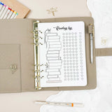 The NEW Reading Log - Binder Insert - Single Tracker Page