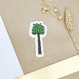 Hand-drawn sticker - Christmas palm tree - Size M
