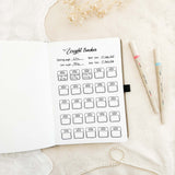 Weight tracker - Stick-in-page - 100% recycled paper