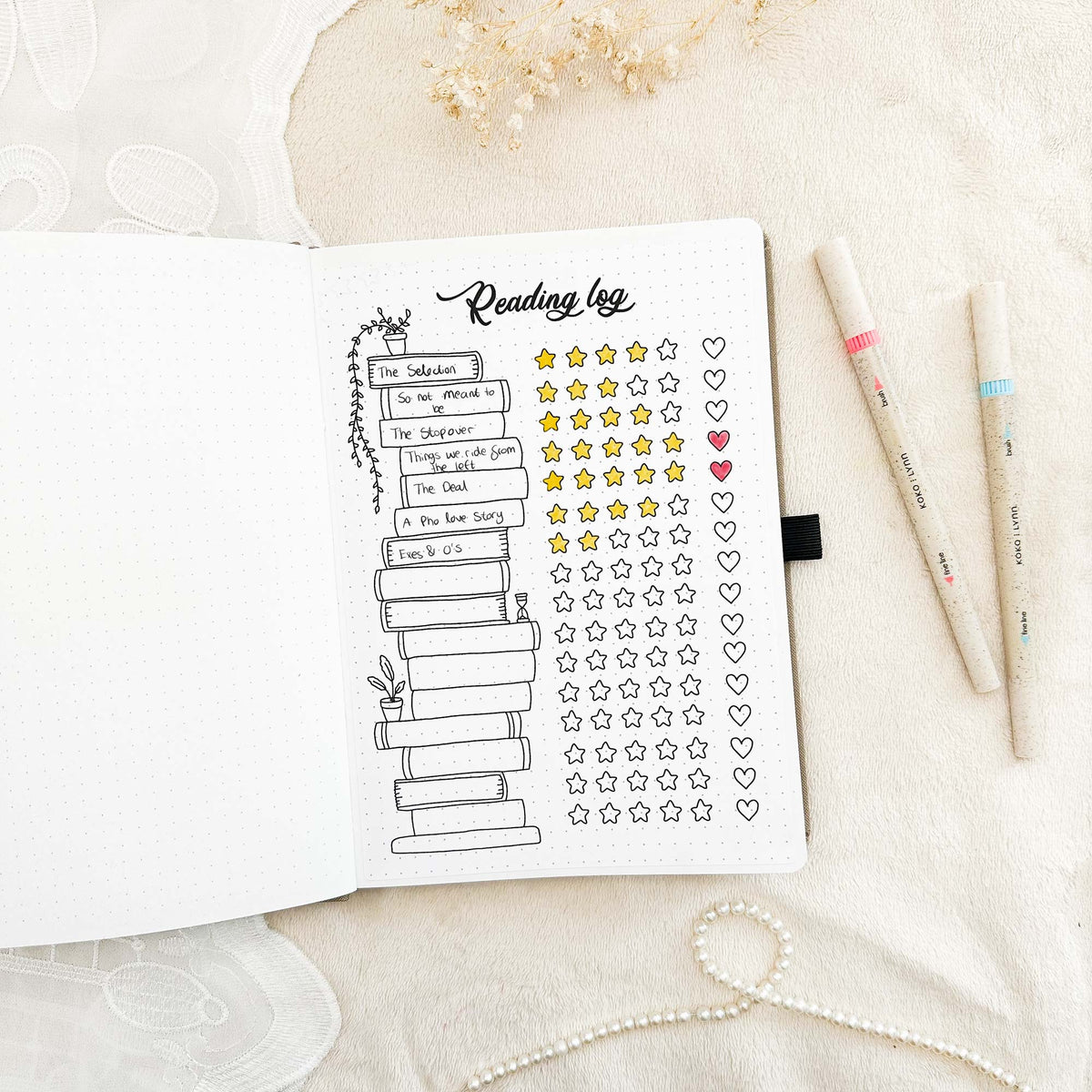The NEW Reading Log - Stick-in-page - 100% recycled paper