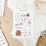 Hand-drawn sticker sheet - Gingerbread