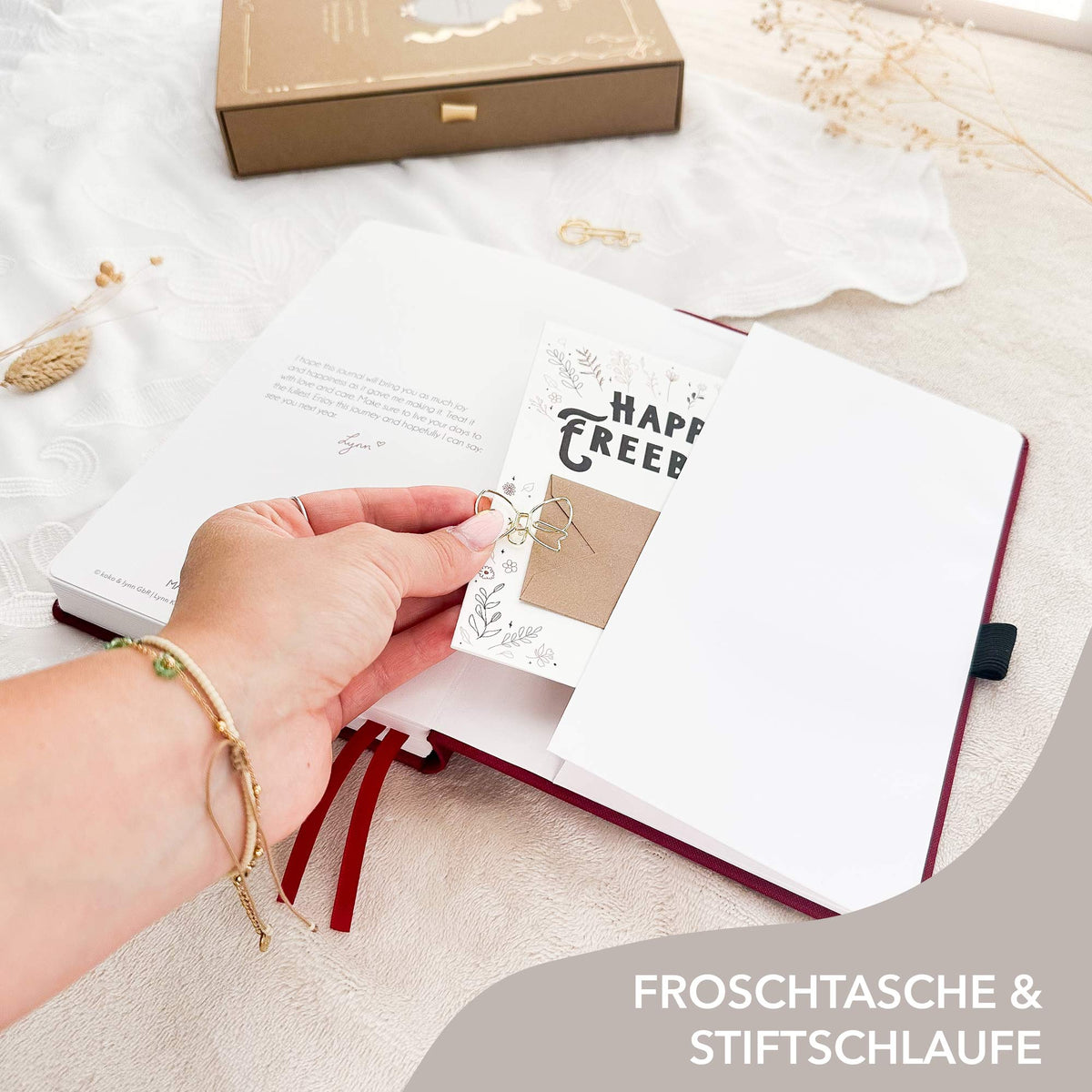 Hand-drawn journal - Undated planner - Bordeaux