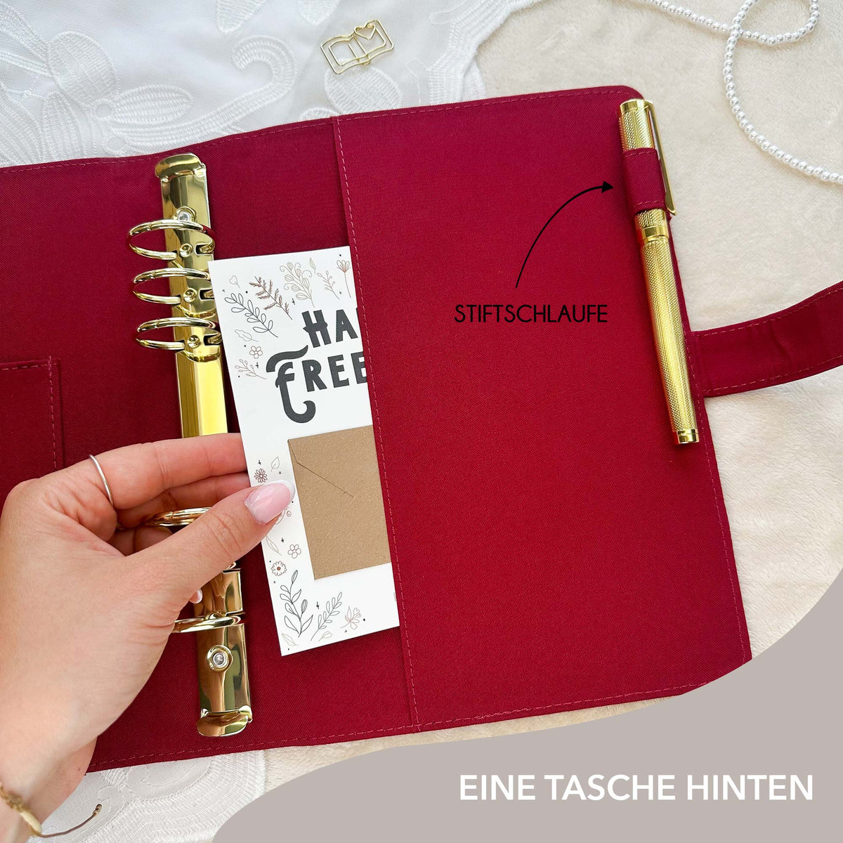 Ring Binder - Bordeaux