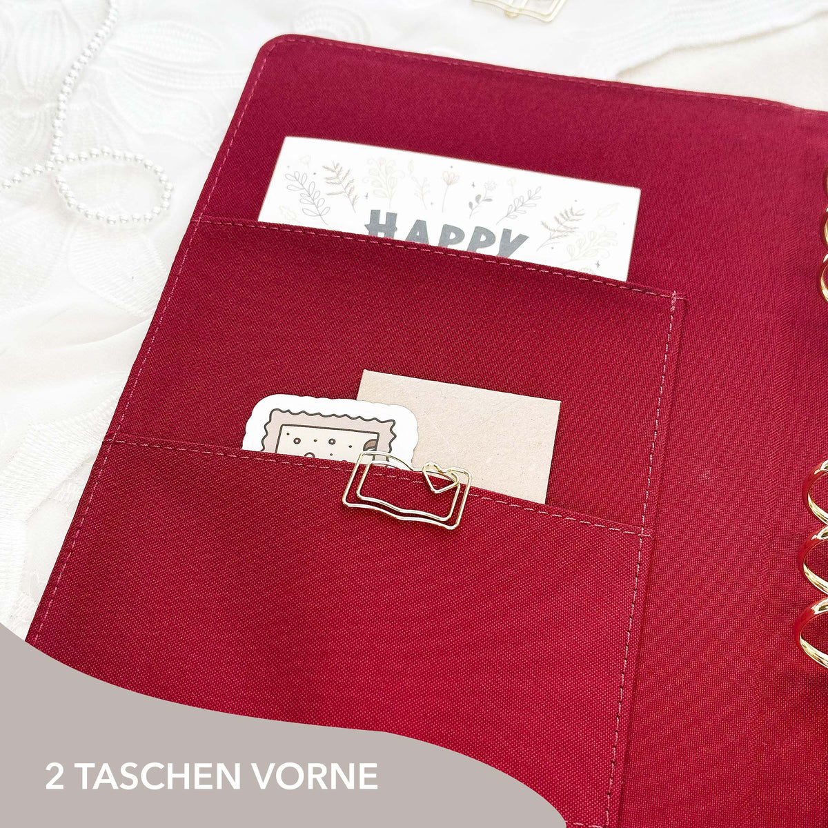 Ring Binder - Bordeaux