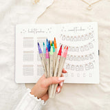 Water based dual tip markers - Set of 12