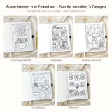 Coloring Book Stick-Ins Bundle – All 5 Designs