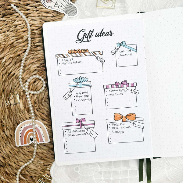 Gift ideas - Stick-in-page - 100% recycled paper