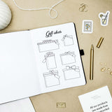 Gift ideas - Stick-in-page - 100% recycled paper