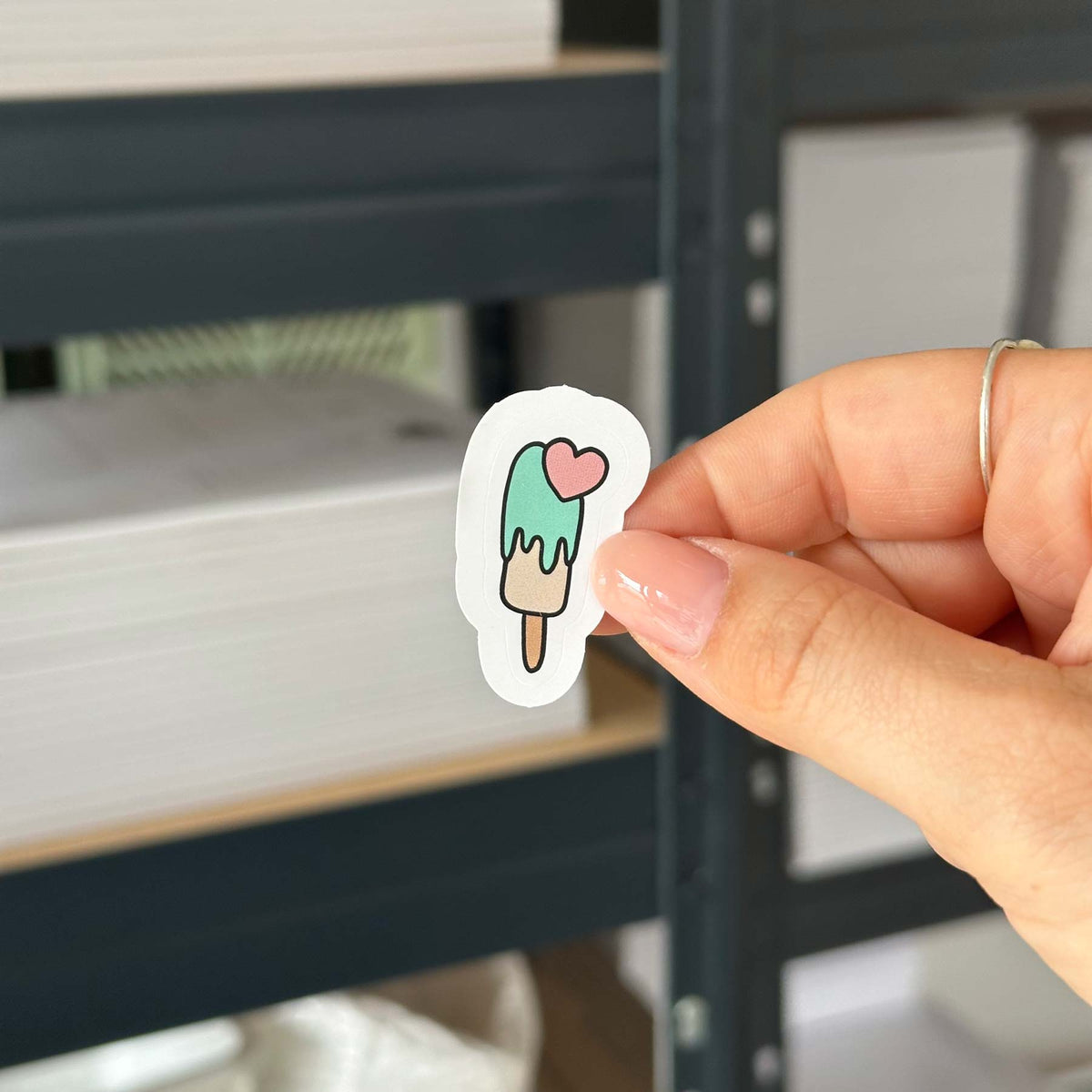 Hand-drawn sticker - Popsicle - Size S