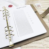 Yearly overview - Binder insert pack - 4 pages