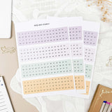 Date stickers set - 2026