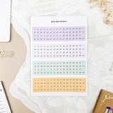 Date stickers set - 2026