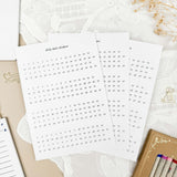 Date stickers set - 2026