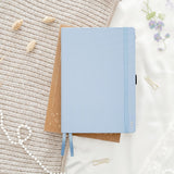 Hand-drawn journal - Undated planner - Sky Blue