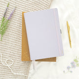 Hand-drawn journal - Undated planner - Lilac