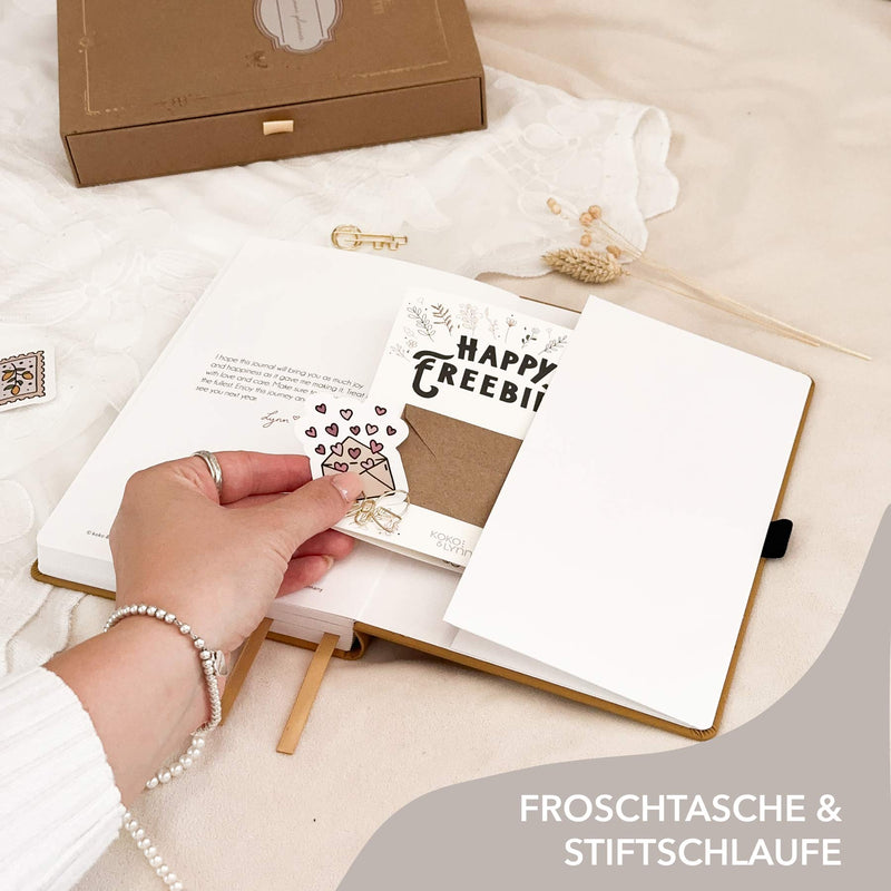 Hand-drawn planner - Undated - 100% recycled paper - Mustard