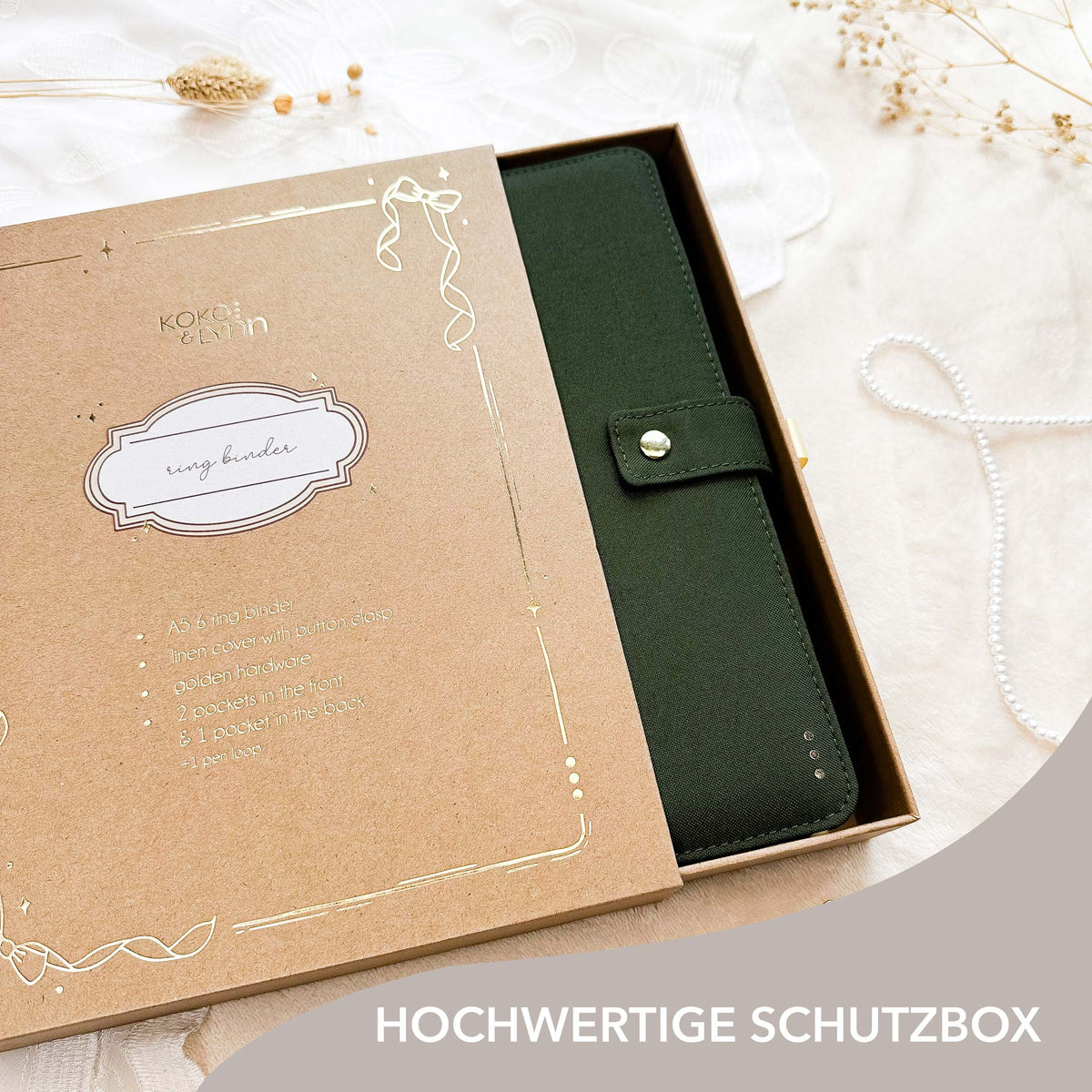 Ring Binder - Olive