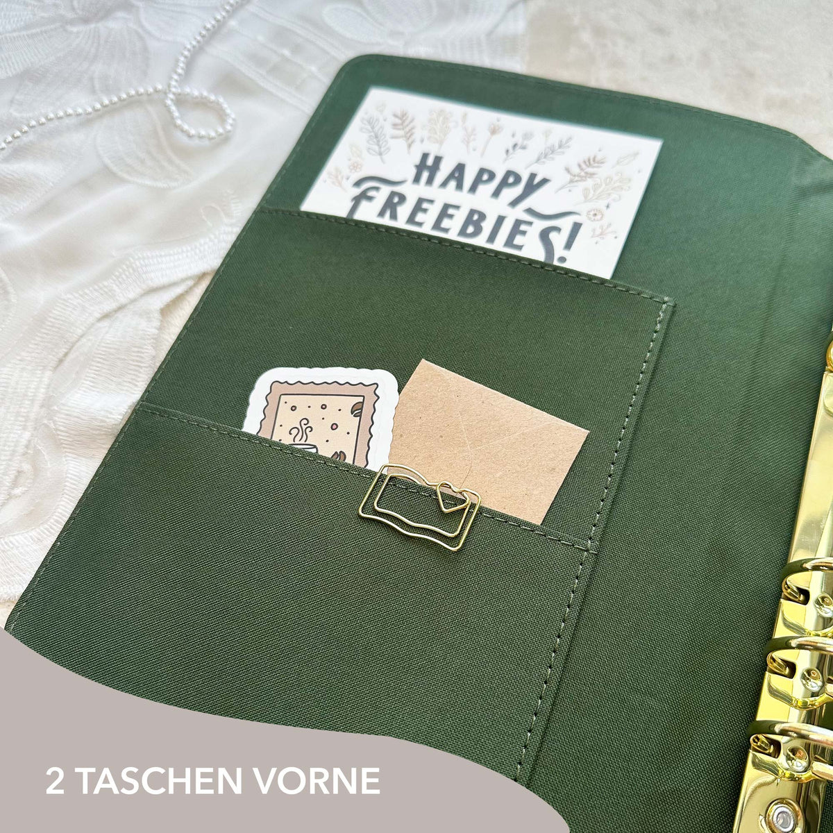 Ring Binder - Olive