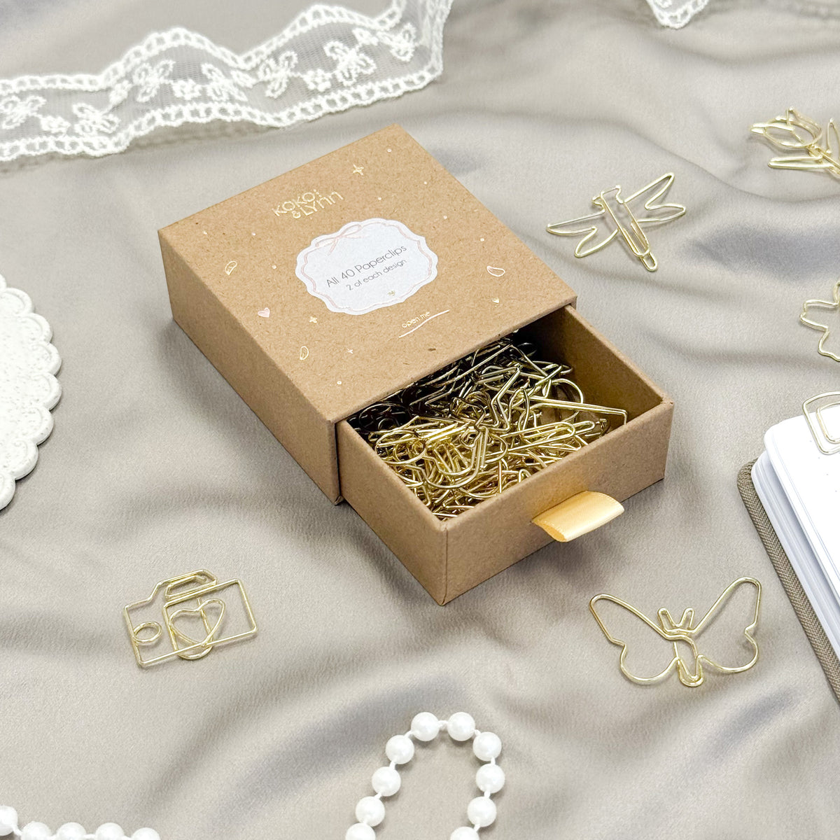 The Complete Paperclip Collection - 40 Clips, 2 of Each Design
