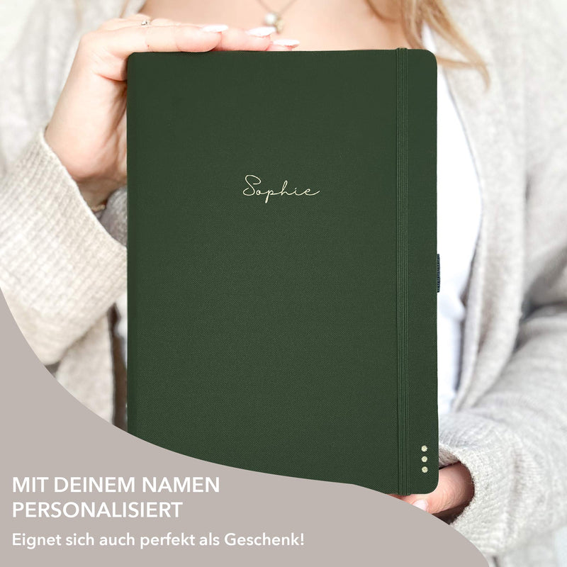 Dotted notebook - 176 pages - 100% recycled paper - Lilac