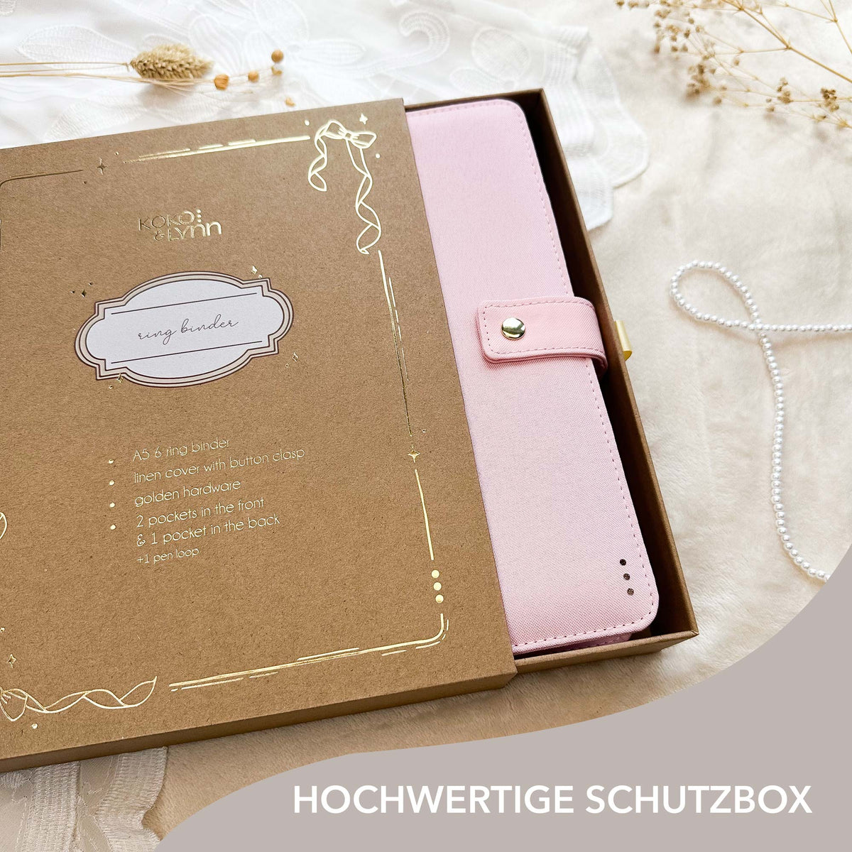 Ring Binder - Rose