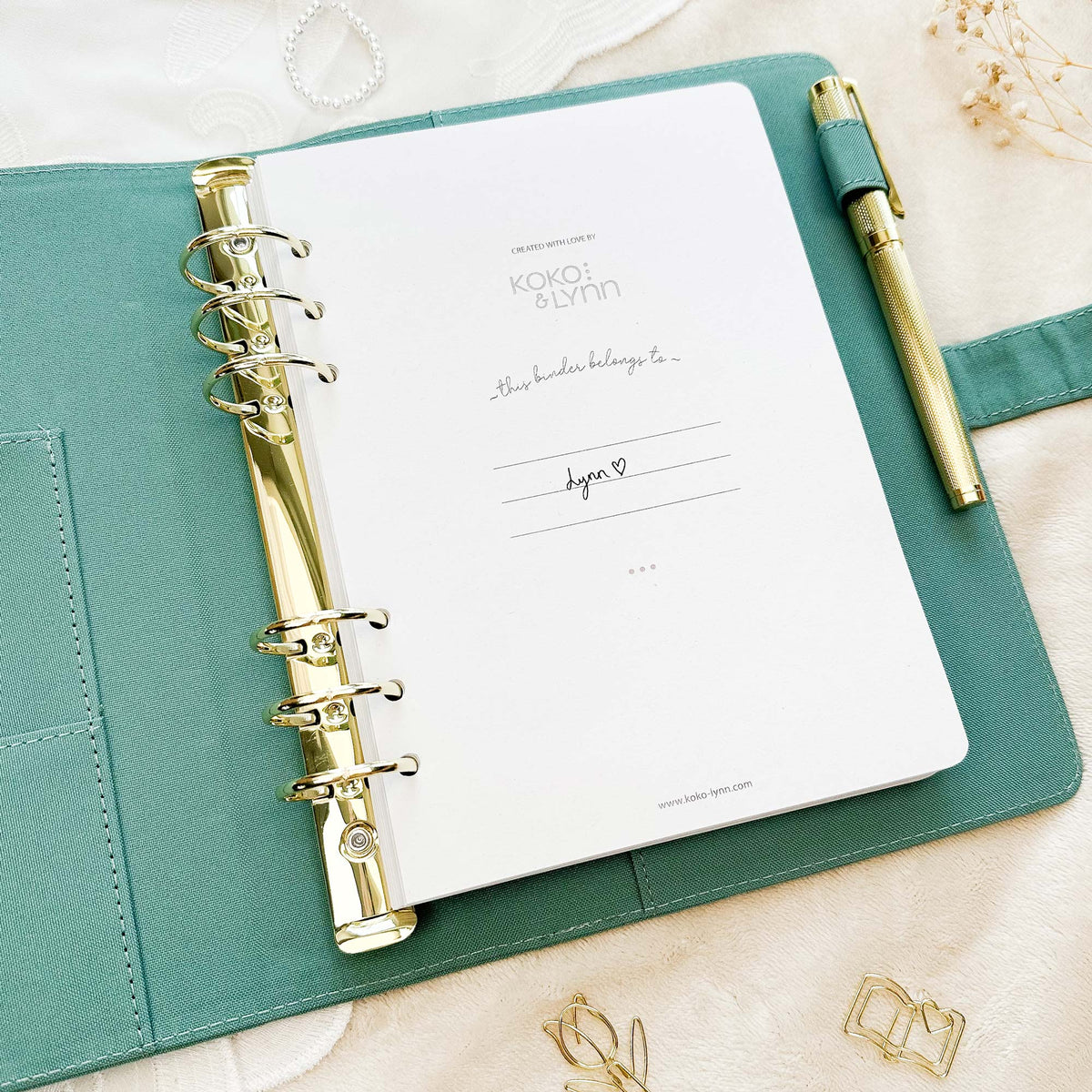Ring Binder - Teal