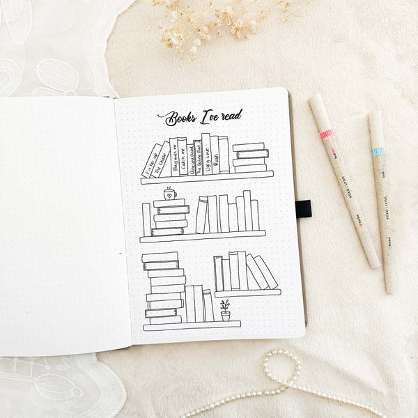 Books I've read - Stick-in-page - 100% recycled paper