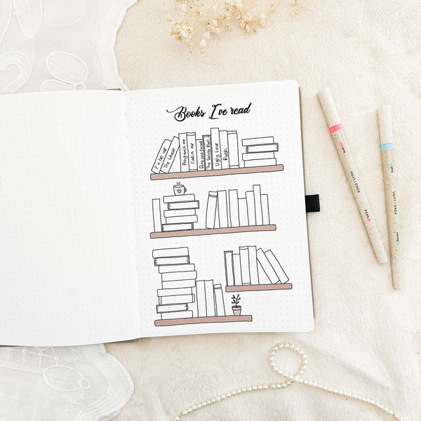 Books I've read - Stick-in-page - 100% recycled paper