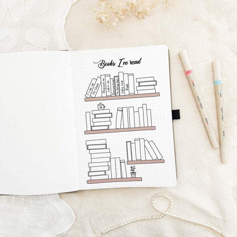 Books I've read - Stick-in-page - 100% recycled paper