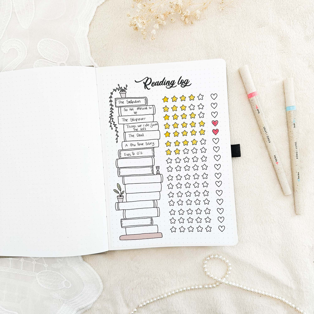 The NEW Reading Log - Stick-in-page - 100% recycled paper
