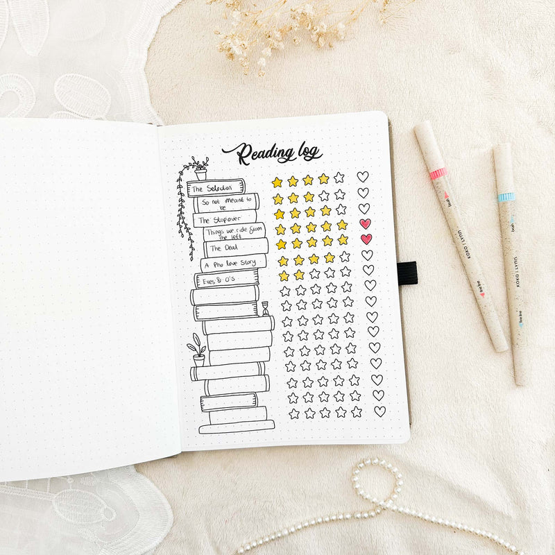 The NEW Reading Log - Stick-in-page - 100% recycled paper